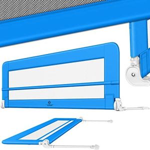 KESSER® bedhekje - Kinderbedhek - Bedhek - Babybedhek Valbeveiligingsbed voor Bed & boxspring - 150 cm, Blauw
