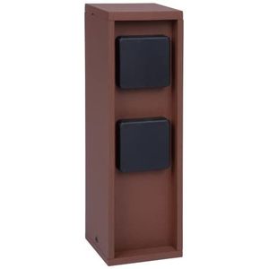 BOLD - Buitenstopcontact - Aluminium - IP44 - 2 Schuko-poorten