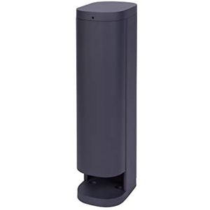 BOLD - VOLO - Buitentuincontactdoos - Antraciet - 2x Schuko - IP44 - 3680 Watt - 38,5 x 13,5 x 9,5 cm