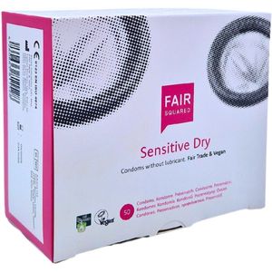 Fair Squared - Sensitive Dry - Condooms - Transparant - Fair Trade Rubber