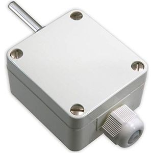 iOVEO 206AF02202 buitentemperatuuromvormer met PT1000-sensor, actieve buitensensor, 0-10 V of 4-20 mA, sensor in beschermbuis