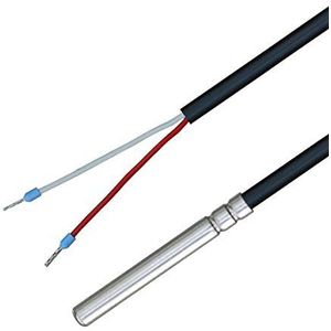 iOVEO 035HP07203 - KTY81-210 - temperatuursensor met pvc-leiding tot 105 °C, temperatuursensor, sensor, sensor, verwarming, KTY, KTY10-6, 3 meter