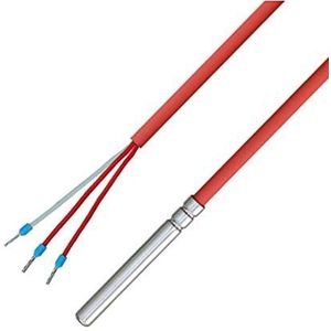 iOVEO 036HS01310 - PT100 - Kabelsensor/temperatuursensor/zonnesensor/temperatuursensor PT100 3-draads met siliconen kabel tot 200 °C