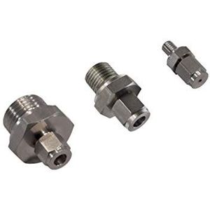 iOVEO 442KE01215 klemconnector G1/2"" met roestvrij stalen klemring/klemring 1,5 mm voor temperatuursensor tot 800 °C
