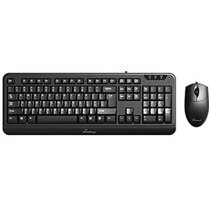 MediaRange MROS108 (DE, Bedraad), Toetsenbord, Zwart