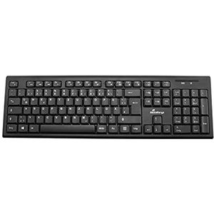 MediaRange Funk-Tastatur, QWERTZ, schwarz