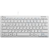 MediaRange - Compact Toetsenbord - Wit - QWERTZ - 78 Ultraplatte Toetsen