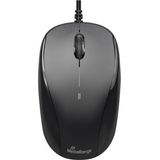 MediaRange - MROS213 - Bedrade Muis - Zwart - USB - 3 Knoppen