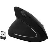 MediaRange Draadloze Muis Verticaal - Zwart - Ergonomisch - 6-Knops