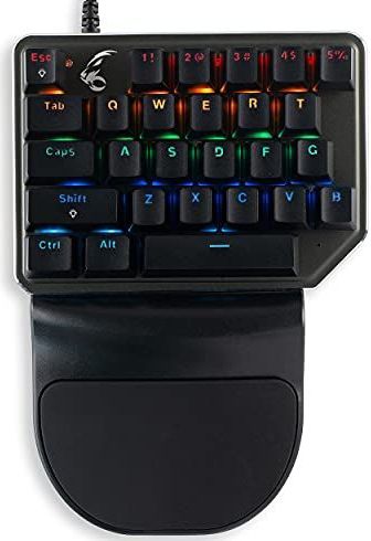 MediaRange - MRGS100 - Toetsenbord - Zwart - Zilver - Mechanisch met RGB-verlichting