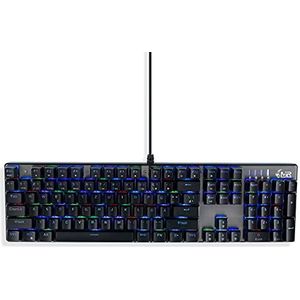 Mediarange Gaming toetsenbord met kabel 104 toetsen 14 kleuren odi zwart MRGS101