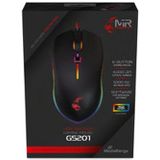 MediaRange - GS201 - Bedrade Gaming Muis - RGB - Optische Sensor - 6 Knoppen