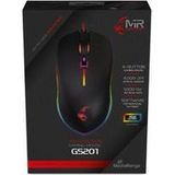 MediaRange - GS201 - Bedrade Gaming Muis - RGB - Optische Sensor - 6 Knoppen