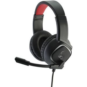 MediaRange MRGS301 Game 7.1 Surround hoofdtelefoon met kabel, zwart/rood
