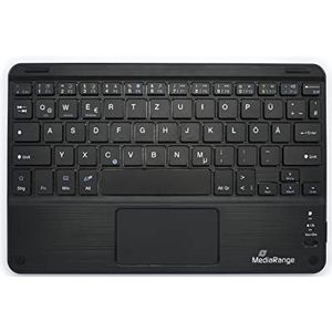 MEDIARANGE Tastatur Wireless 64 Tasten Touchpad DE schwarz