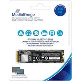 MediaRange - Intern M.2 SSD - 256 GB - NVMe PCIe TLC Nand