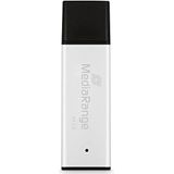 MediaRange - USB 3.0 Memory Stick - 64GB - Zilver - Aluminium Behuizing