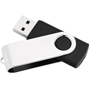 MediaRange - USB Stick - 4 GB - Zwart - Zilver