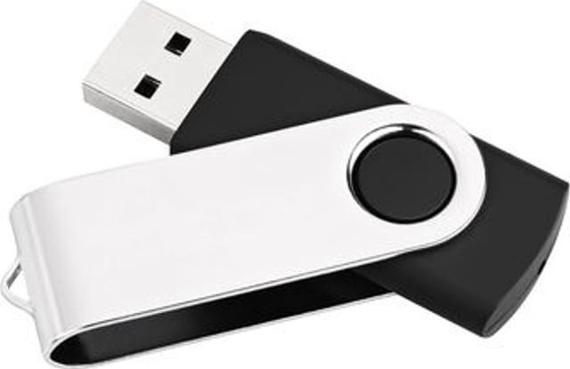 MediaRange - USB Stick - 8 GB - Zwart - Zilver