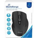 MediaRange - Draadloze Muis - Zwart - Optische Sensor - DPI Instelbaar