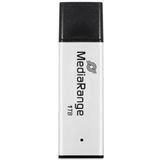 MediaRange - High Perf - USB-stick - Zwart/Zilver - 1 Terabyte