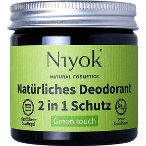 Niyok - Green Touch - Deodorantcrème - 40ml - Natuurlijke Formule - Vegan