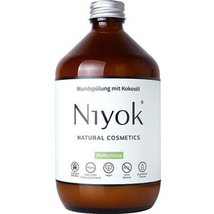 Niyok - Mondspoeling - Pepermunt - 500 ml - Antibacterieel - Natuurlijke Ingrediënten