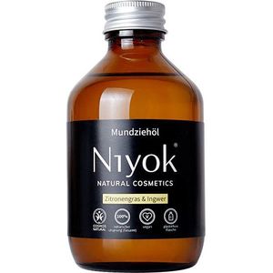 Niyok - Mondtrekolie - Citroengras & Gember - 200 ml - Veganistische Tandolie