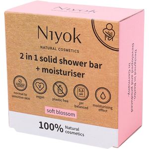 Niyok - Soft Blossom - Vaste Douchezeep - Plasticvrij - Duurzaam