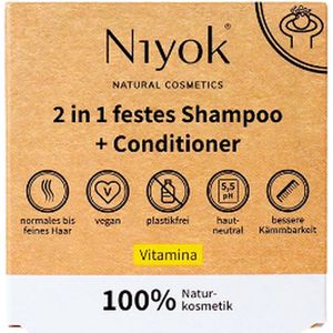 Niyok - Vitamina - Shampoo & Conditioner Bars - 2 in 1 - 80G