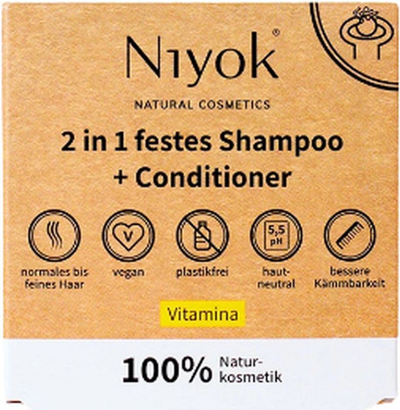 Niyok - Vitamina - Shampoo & Conditioner Bars - 2 in 1 - 80G
