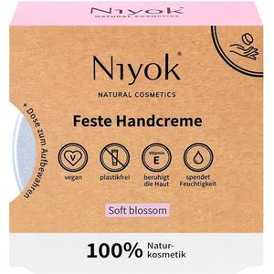 Niyok - Soft Blossom - Vaste Handcrème - 50 g - Natuurlijke Handlotion met Vitamine E