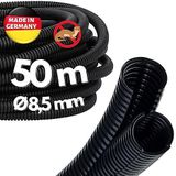 Kalitec Twin NW 10 ribbelbuis 50 meter ribbelbuis tweedelig I zonne-golfbuis I marterbeschermingsbuis I lege buis I kabelbescherming AD 13,3 mm ID 8,5 mm