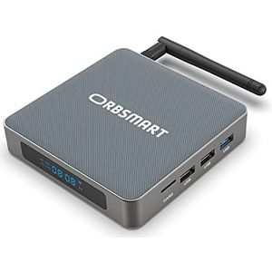 Orbsmart - Android TV Box - 4K - HDR - Smart Mini PC - 8 GB DDR4 RAM - HDMI 2.0 - Wifi + Bluetooth