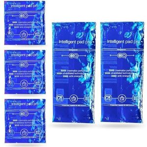 Set van 3 koelpads koelpak koelkompres warm kompres - koud kompres - kompres gelkussen - koelpads gelpads - koud & warm koelpak & koelpak (blauw)