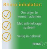 Rhino Inhalator - Stoommiddel om vrijer te ademen - 1 stuks