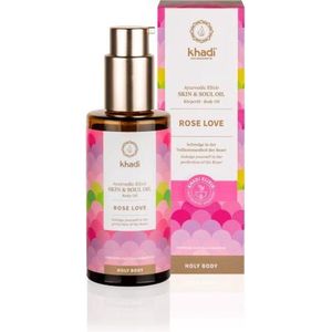 Khadi - Rose Love - Body Oil - 100 ml - Ayurvedisch - Herstellend