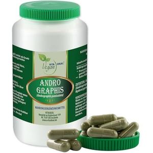Vitaideal Vegan Android (chirettakraut) 180 plantaardige capsules, poeder 500 mg, zuiver natuurlijk zonder additieven