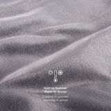 Blumtal Fleece Deken Super Zacht Fleece Plaid Grijs