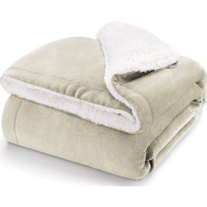 Blumtal Fleece Deken - Sherpa - 220x240 - Zand