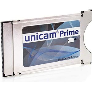 Unicam Prime CI Module I Common Interface Card met DeltaCrypt 3.0-encryptie voor ontvangst gecodeerde zenders I DVB CI compatibel PCMCIA CI-CAM voor Smart Cards TV (CI-module)