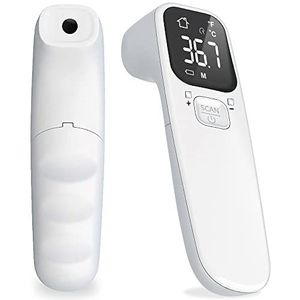 VENTON Voorhoofdthermometer, infrarood voor volwassenen, infrarood, contactloze thermometer, lcd-display, fonct geheugen, infrarood thermometer voor kinderen