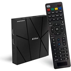 Andorid TV Box 10.0, H616 Quad Core Arm Cortex A53, 2 GB RAM 16 GB ROM Smart TV Box, ondersteunt 6K 3D HDR Resolution, WiFi 2.4-5G, Ethernet, BT 4.0, 2X USB 2.0, HDMI, Netflix, YouTube, Video