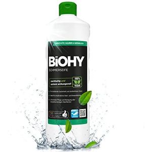 BiOHY Zachte zeep (1 Liter Fles) | Vloerreiniger CONCENTRATE | Natuurlijke ingrediÃ«nten | toepasbaar op alle gevoelige oppervlakken | rubber, linoleum,PVC (Schmierseife)