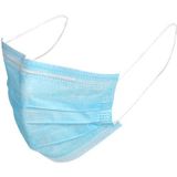 Mondmasker - 3-laags - Blauw - Polypropyleen - 50 Stuks