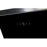 Schuine afzuigkap 60 cm - A++ label - Zwart - Luchtafvoer - Recirculatie - Touchscreen - Glas - CH89060S