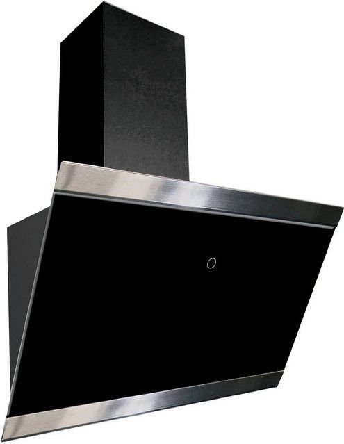 Schuine afzuigkap 60 cm - A++ label - Zwart - Luchtafvoer - Recirculatie - Touchscreen - Glas - CH89060S