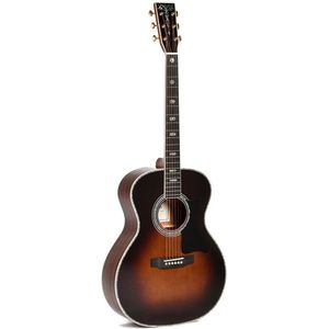 Sigma Guitars 000R Black Diamond elektrisch-akoestische western gitaar met softcase