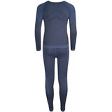 Trollkids - Hemsedal - Basislaag Set - Blauw - 140 cm - Jongens, Meisjes