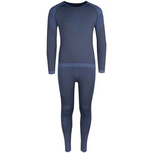 Trollkids - Hemsedal - Basislaag Set - Blauw - 140 cm - Jongens, Meisjes